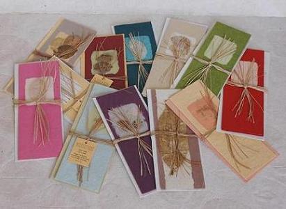 Indipaper - set of  5 assorted long cards (set of  5 assorted long cards)
