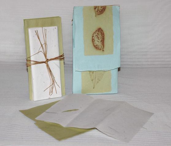 Indipaper - sheets with envelopes in li blue folder (sheets with envelopes in li blue folder)