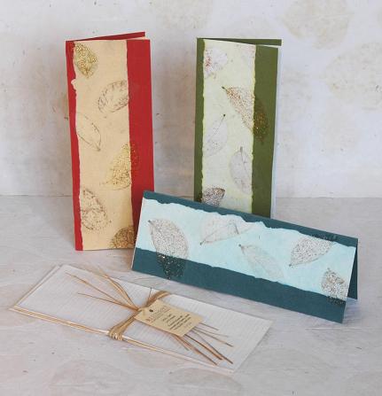 Indipaper - set of 3 long glitter cards (set of 3 long glitter cards)