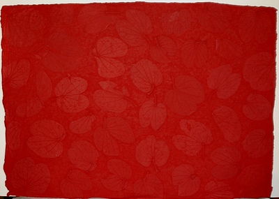 Indipaper - red heart leaf (red heart leaf)